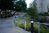 St. Edwards University, Austin, Texas - using Motion Activated IR Programmable CPY-P Series Active LED Canopy