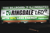 Austin, Texas - Hwy 183 and Braker Lane - 38 ft x 10ft Billboard lit with 3 ActiveLED 50 Watt Billboard Light Fixtures