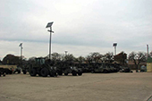 Solar Lit Storage Facility - Parking Lot Lights